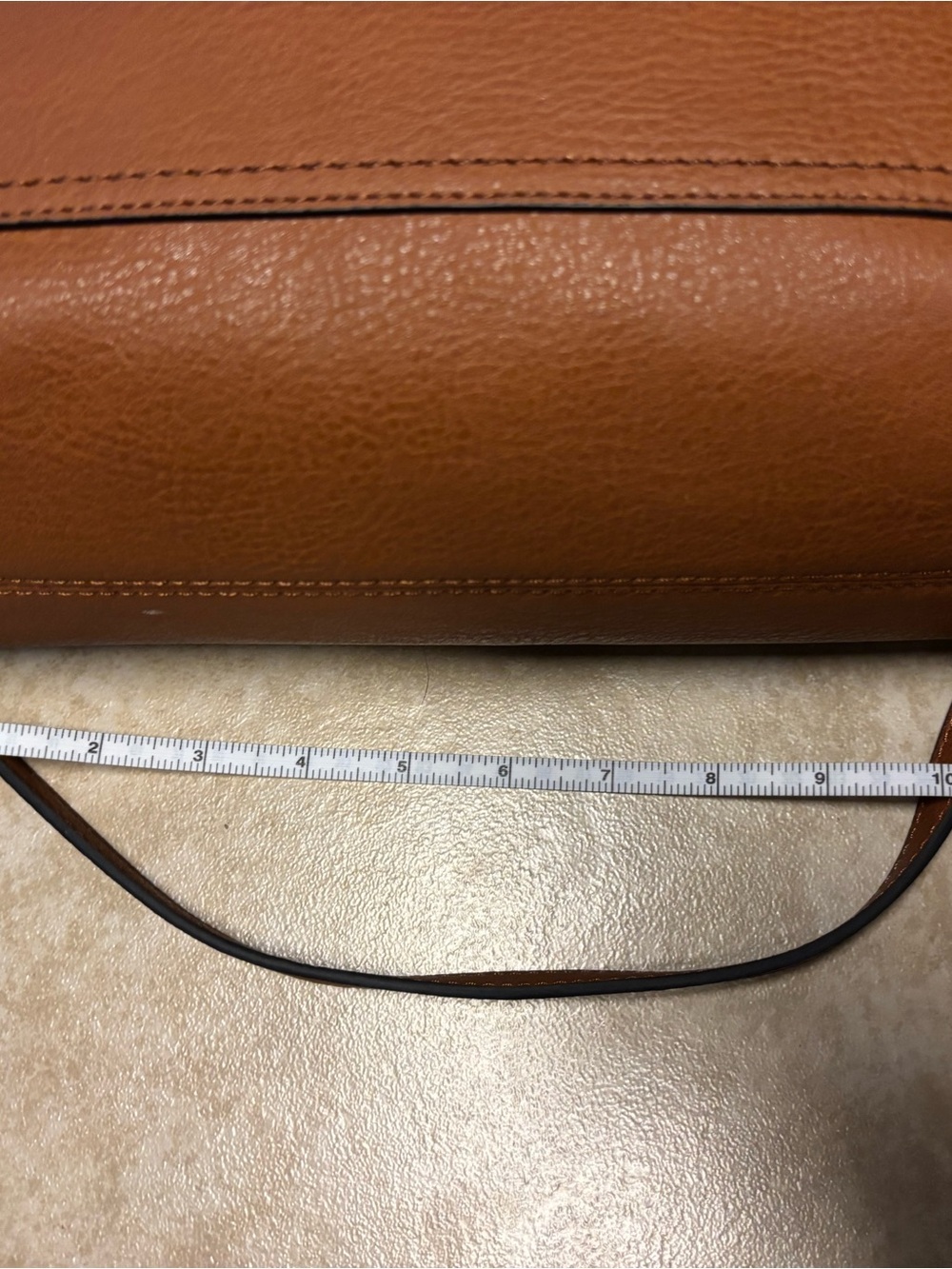 LC Lauren Conrad Presley Convertible Tote Bag in 210 Saddle - Picture 3 of 6